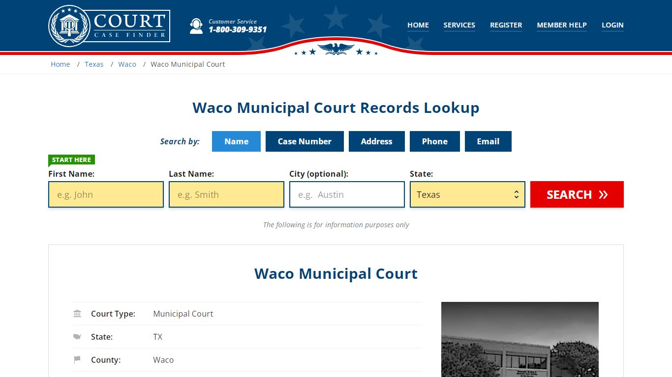 Waco Municipal Court Records | Waco, Waco County, TX Court Case Lookup